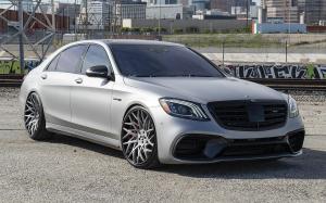 Mercedes-AMG S63 Matte Grey on Forgiato Wheels (Blocco-ECL) '2018